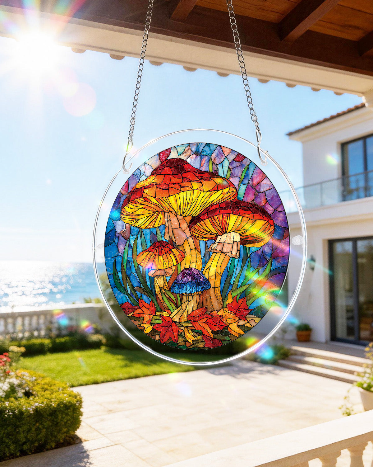 kaayee-mystic-mushroom-forest-suncatcher-small-18-8-cm image 8