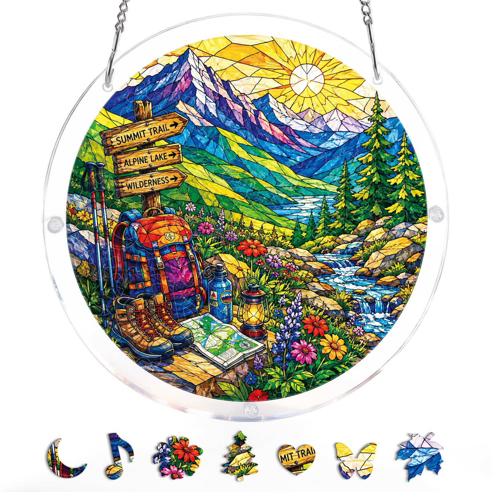 kaayee-suncatcher-puzzle-sunlit-mountain-trail-medium image 3