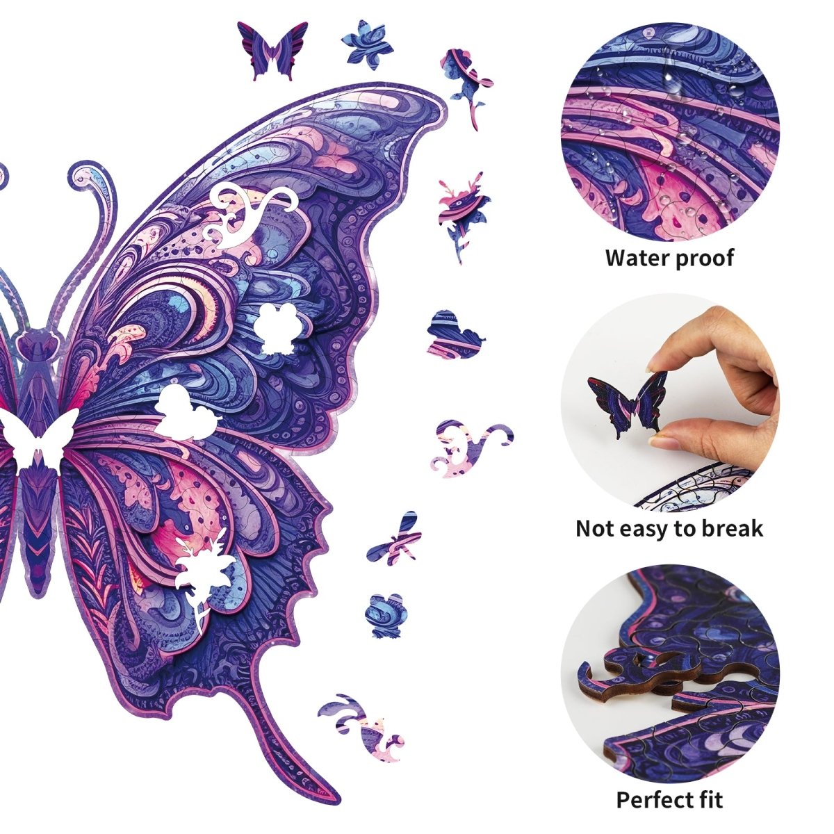 kaayee-gorgeous-butterfly-holzpuzzle-medium-schmetterling image 2