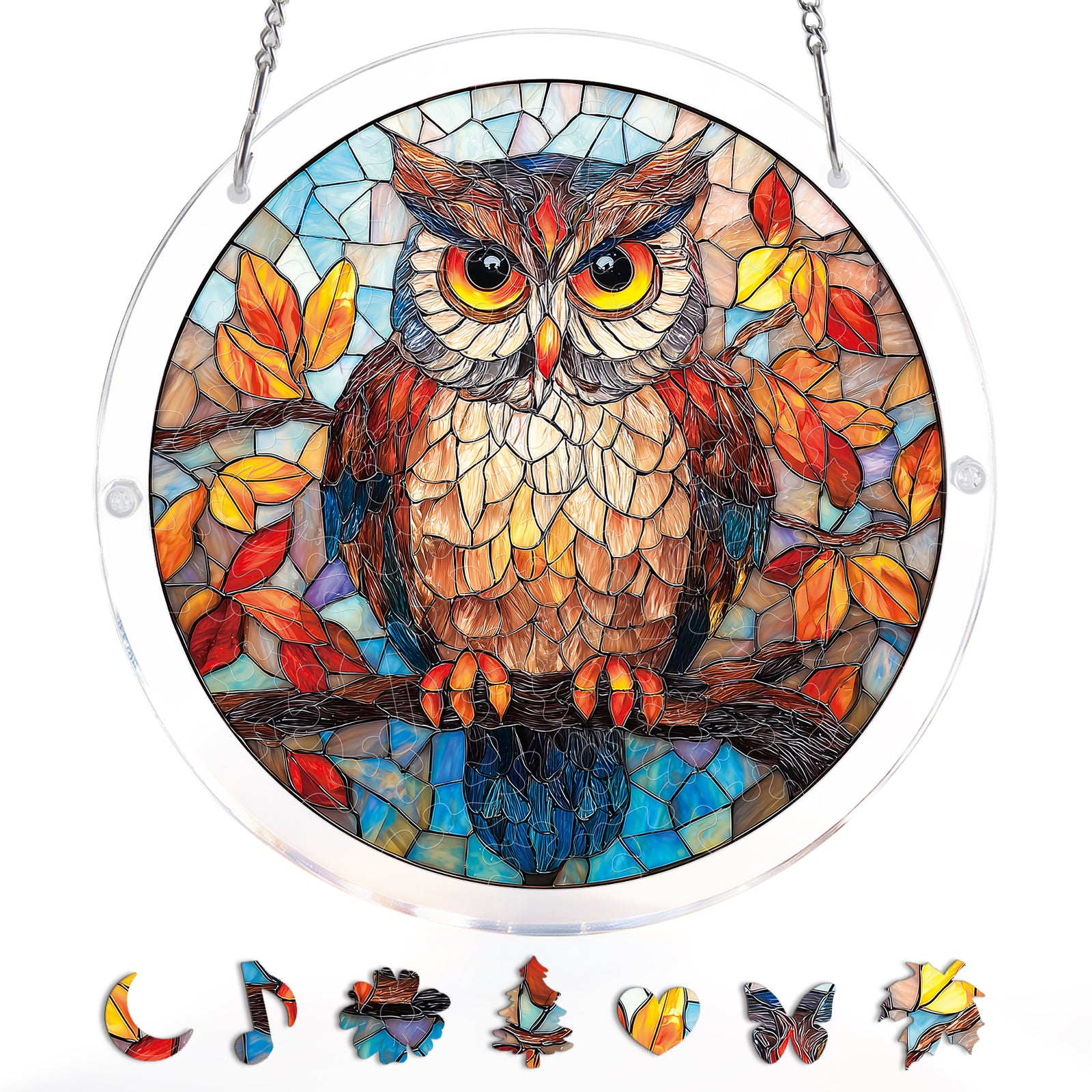 kaayee-suncatcher-autumn-owl-fensterbild-large-22-6-cm image 3