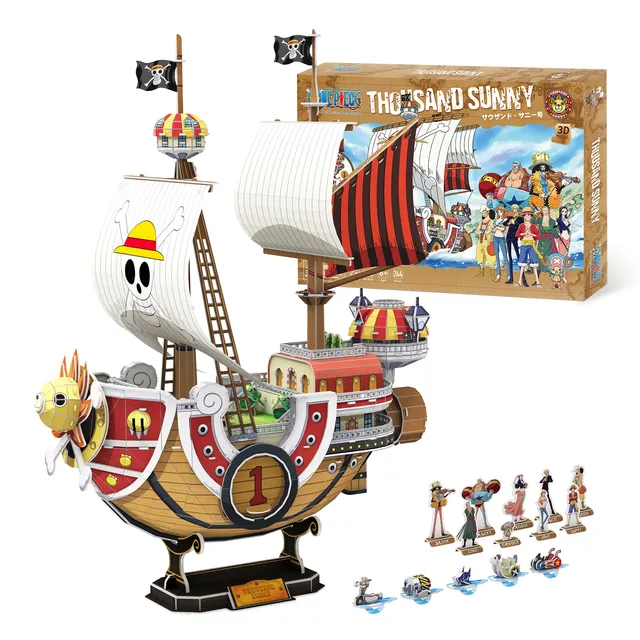 cubicfun-pirates-world-thousand-sunny-plus-ds1027h-3d-puzzle image 1