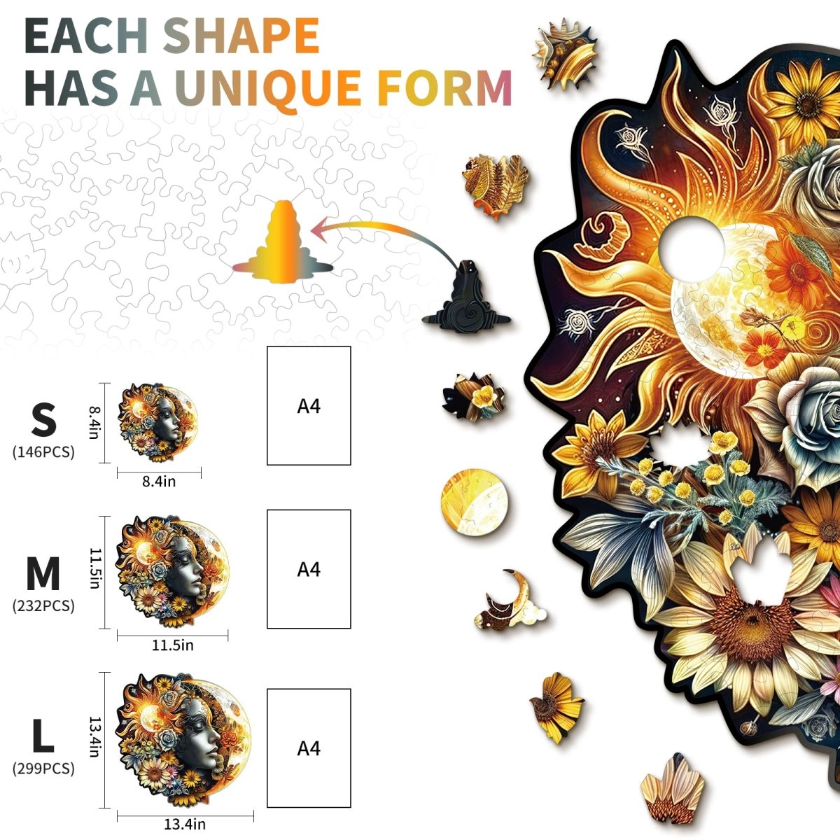 kaayee-wooden-puzzle-moon-goddess-holzpuzzle-m-sonne-mond image 5
