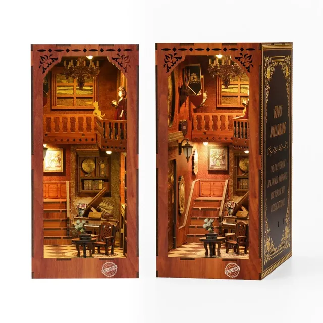 kaayee-book-nook-kit-grimm-s-house-b-cherregal-deko-mit-licht image 1