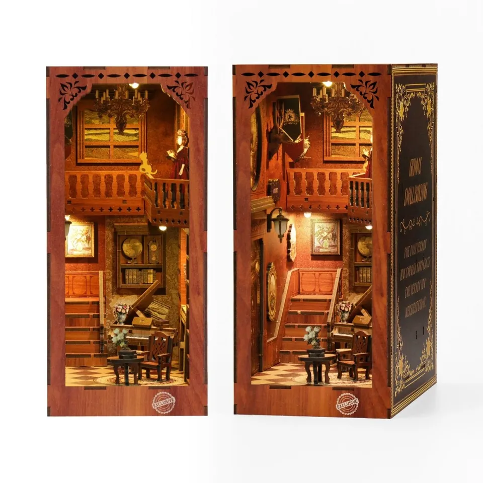 kaayee-book-nook-kit-grimm-s-house-b-cherregal-deko-mit-licht image 1
