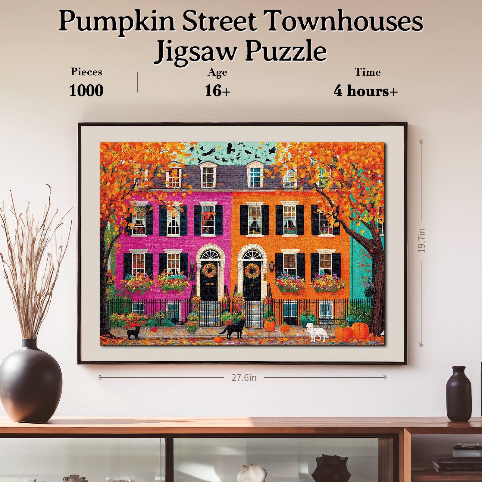 kaayee-pumpkin-street-townhouses-1000-teile-puzzle-eco-white-board image 6
