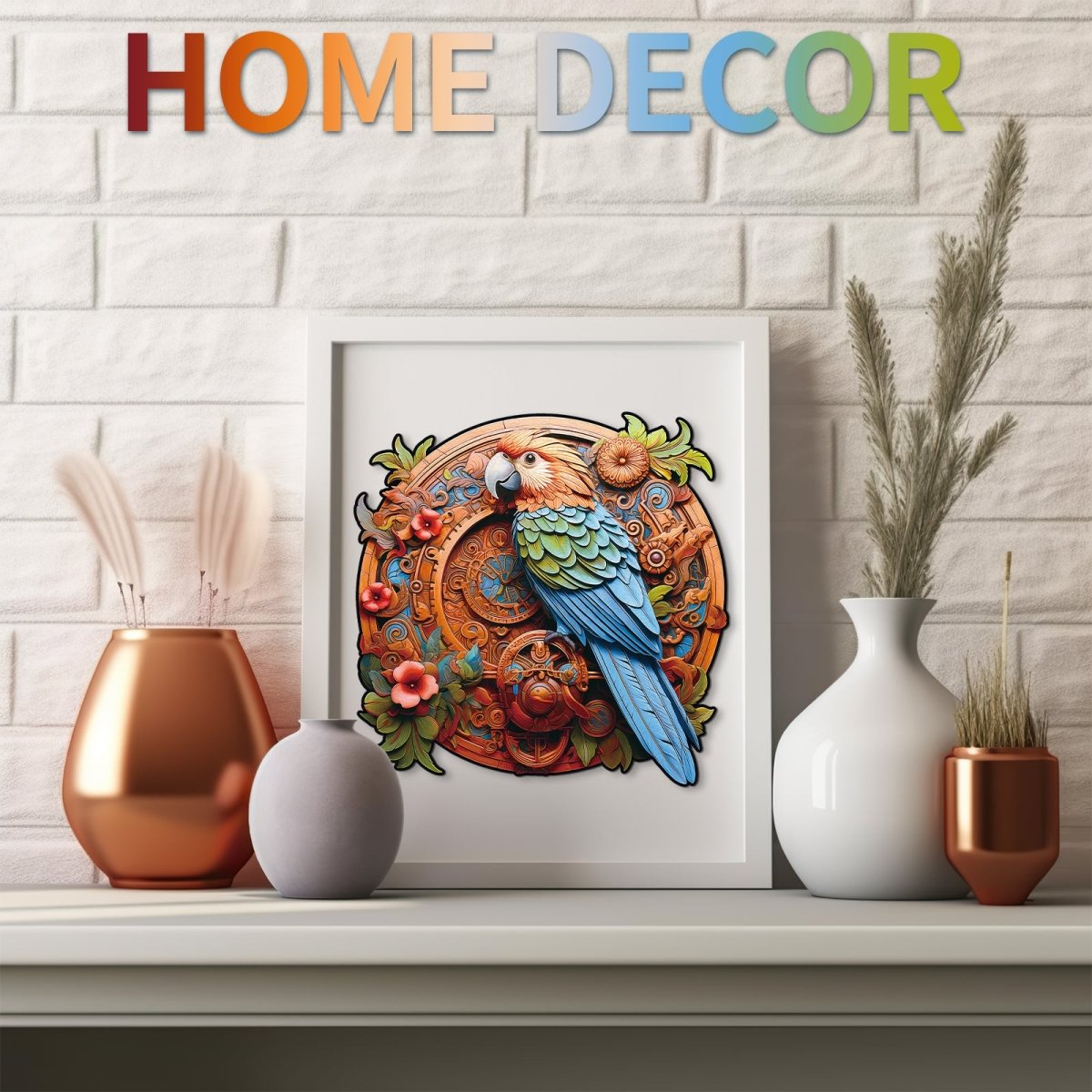 kaayee-wooden-puzzle-gear-parrot-holzpuzzle-medium-papagei image 7