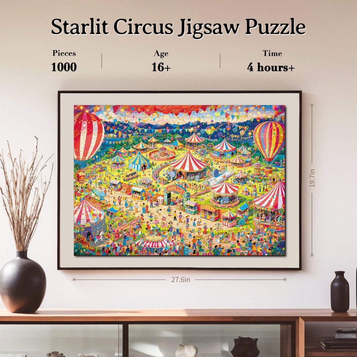 kaayee-starlit-circus-1000-teile-kartonpuzzle-eco-zirkus image 4