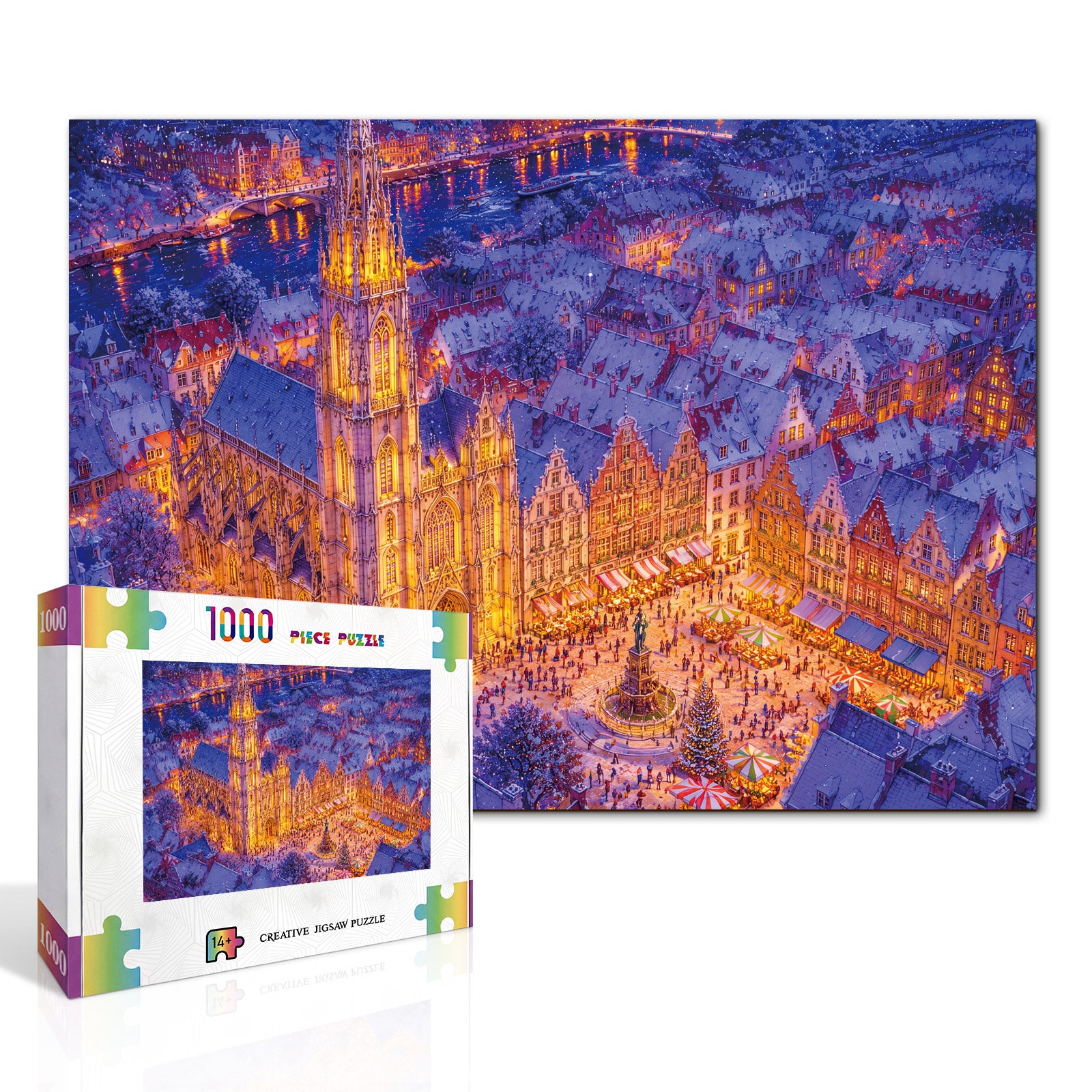 kaayee-old-town-under-the-stars-puzzle-1000-teile-standard image 2