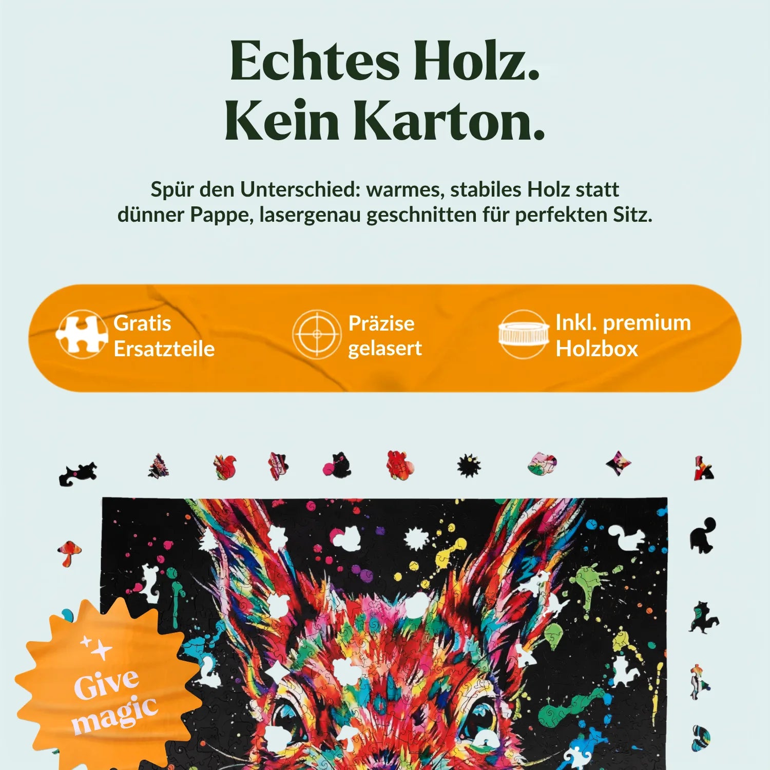 magicholz-holzpuzzle-buntes-eichh-rnchen-1000-teile-tier image 3