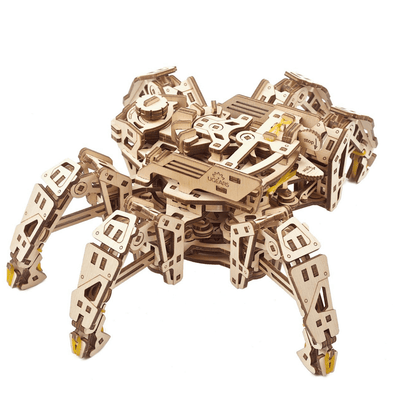 magicholz-mechanischer-bausatz-hexapod-explorer-holzmodell image 5