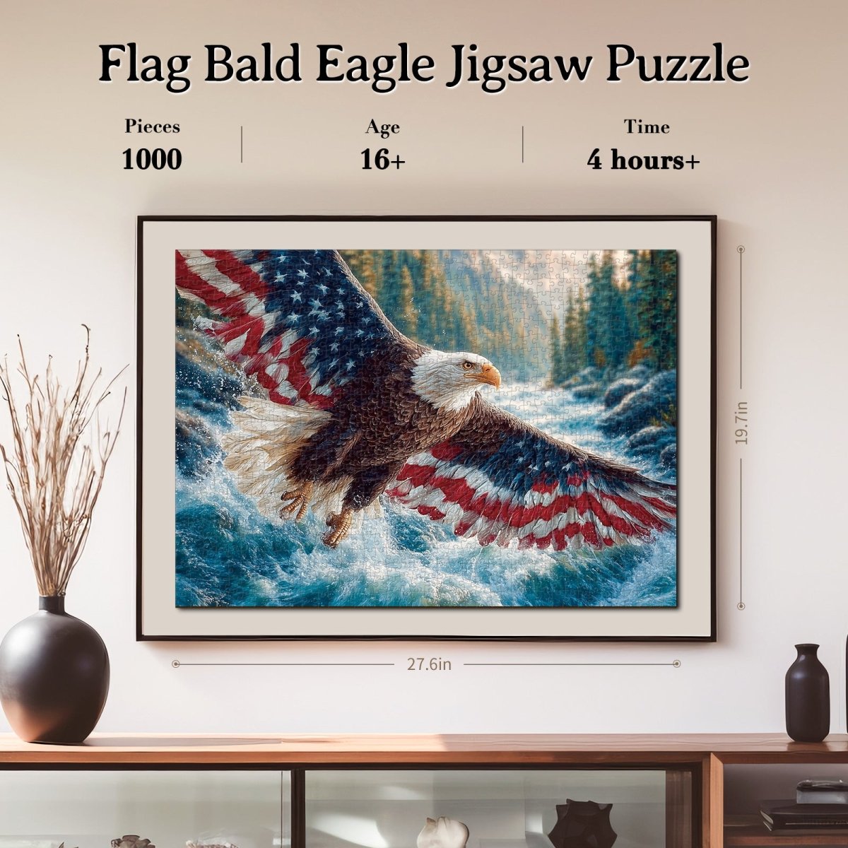 kaayee-cardboard-puzzle-flag-bald-eagle-1000-teile-eco-white image 4