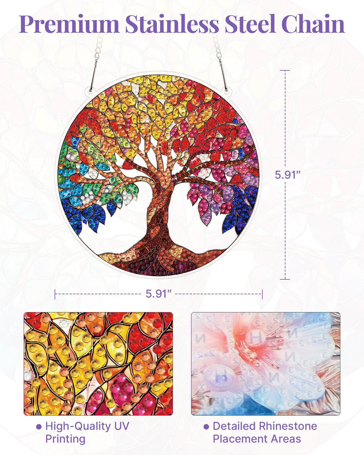 kaayee-suncatcher-puzzle-rainbow-tree-of-life-fensterbild image 3