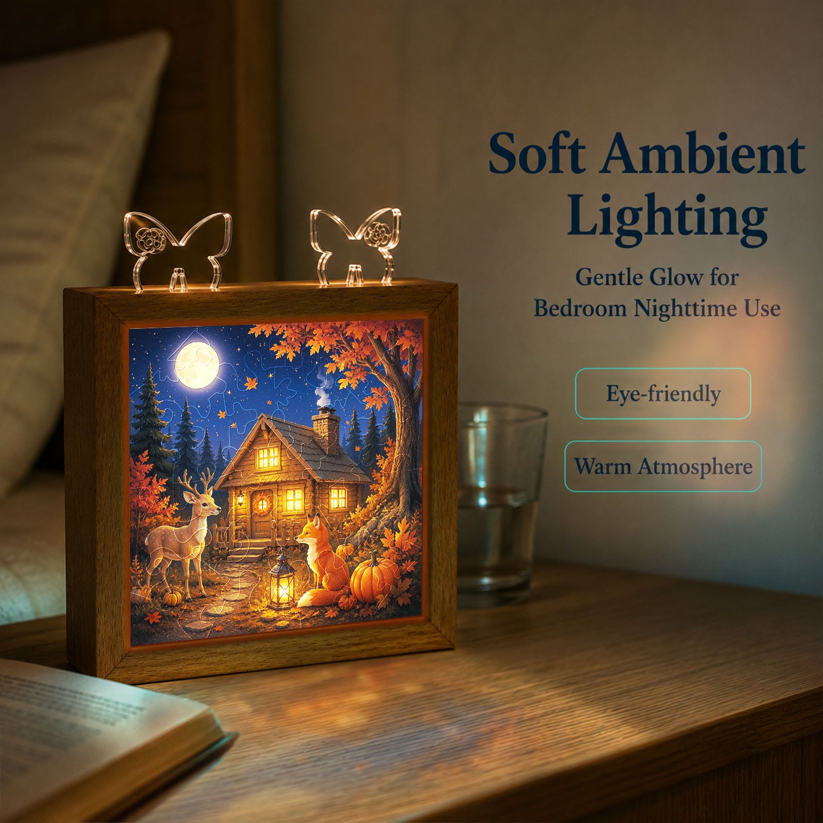 kaayee-night-light-thankful-forest-cabin-nachtlicht-holzrahmen image 5