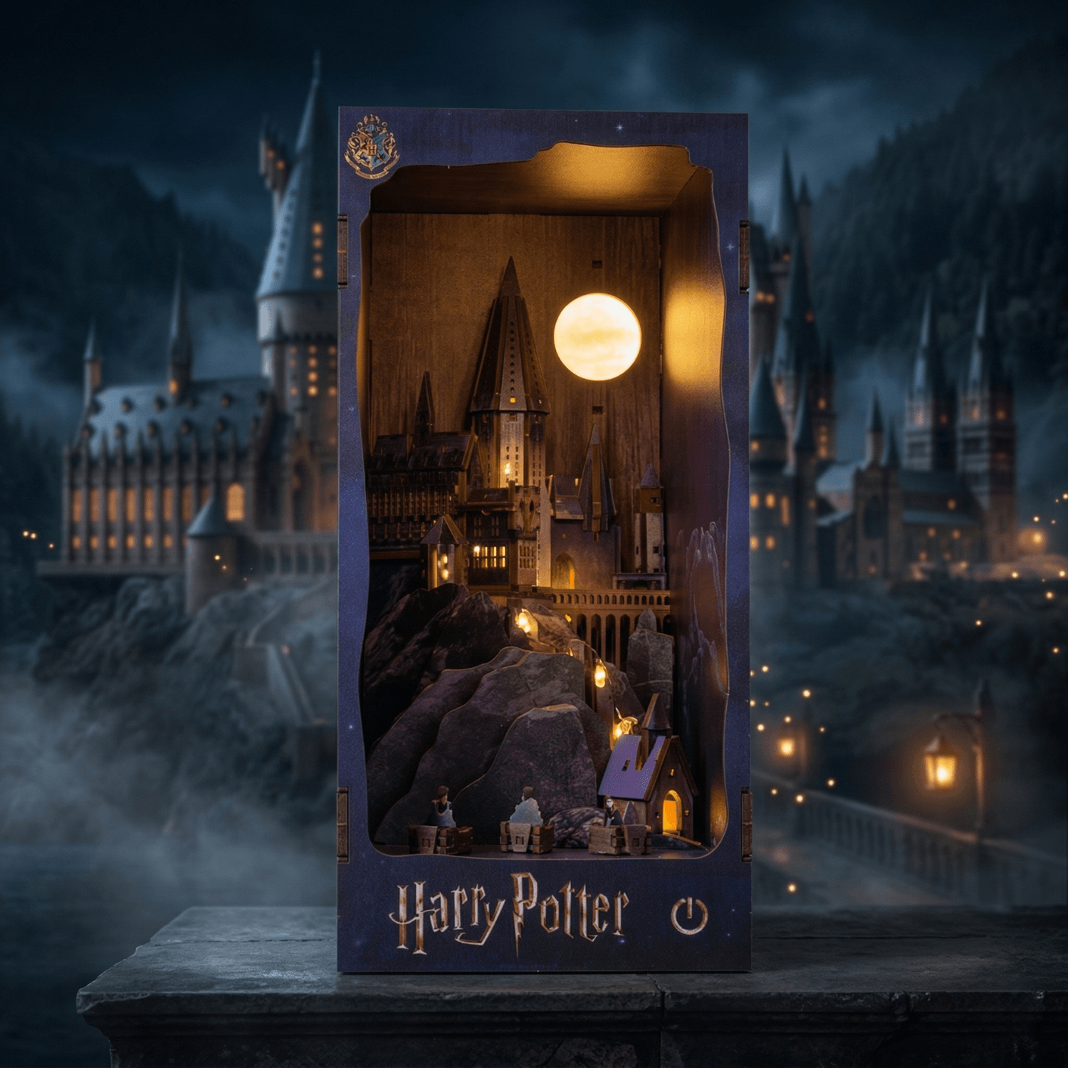 magicholz-3d-puzzle-hogwarts-schloss-harry-potter-book-nook image 2