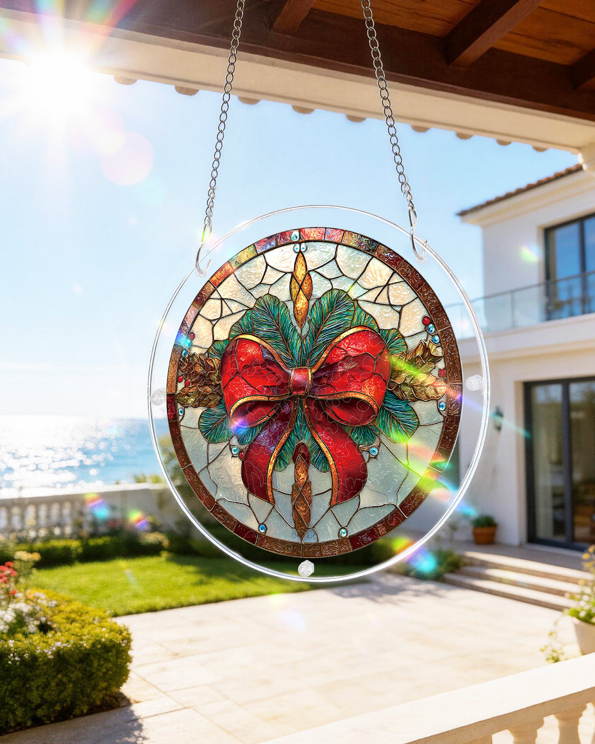 kaayee-christmas-bow-suncatcher-fensterbild-small-18-8-cm image 8