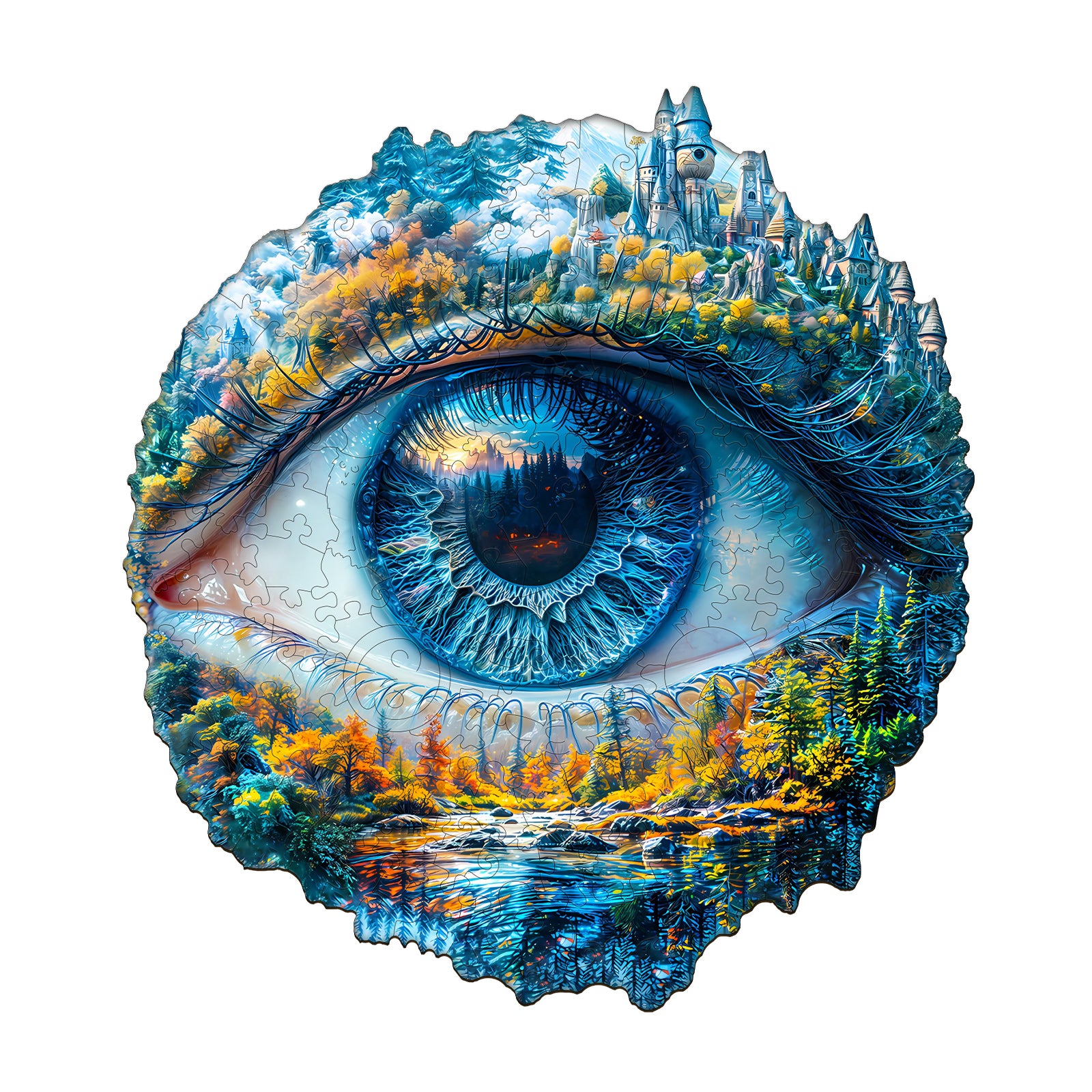 jigfoxy-eye-of-nature-holzpuzzle-85-teile-s-auge image 1
