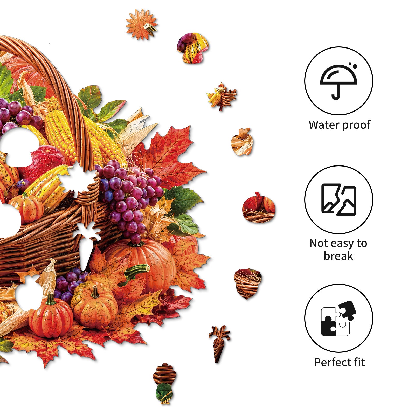 kaayee-wooden-puzzle-golden-harvest-basket-holzpuzzle-herbst-m image 2