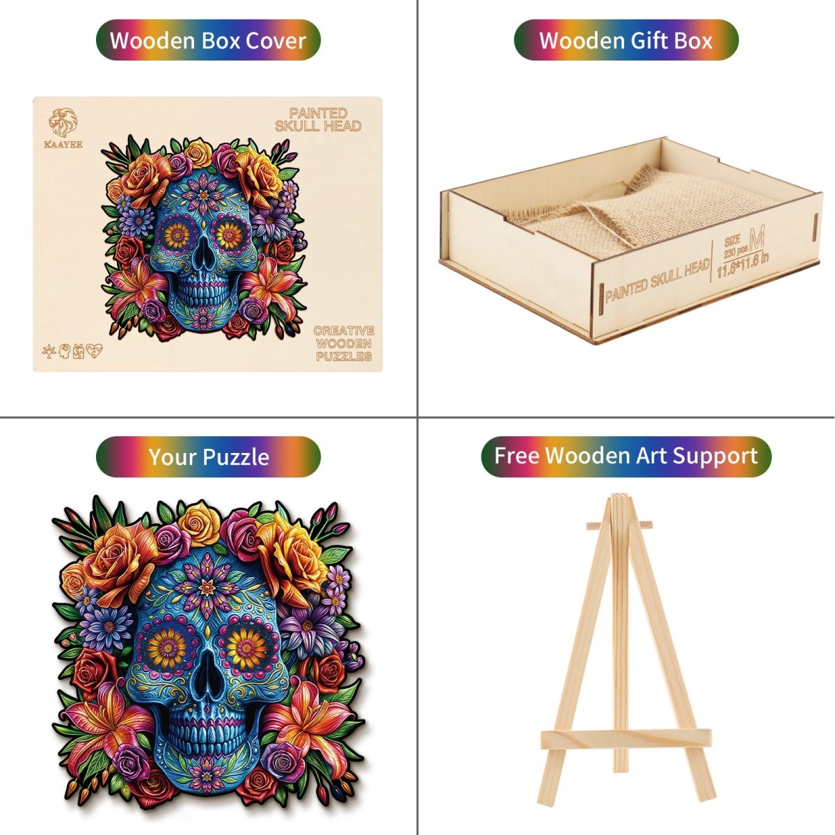 kaayee-wooden-puzzle-painted-skull-holzpuzzle-m-totenkopf image 5