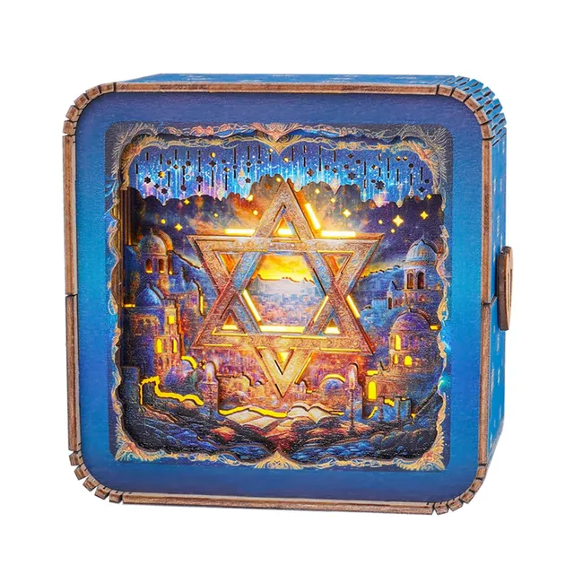 kaayee-star-of-david-night-light-nachtlampe-holz-only image 1