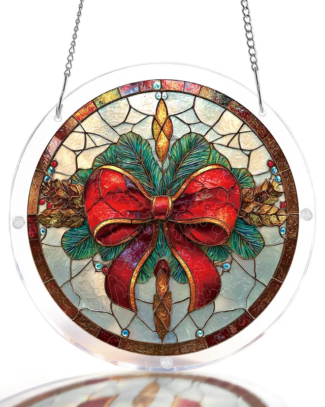 kaayee-christmas-bow-suncatcher-fensterbild-small-18-8-cm image 1
