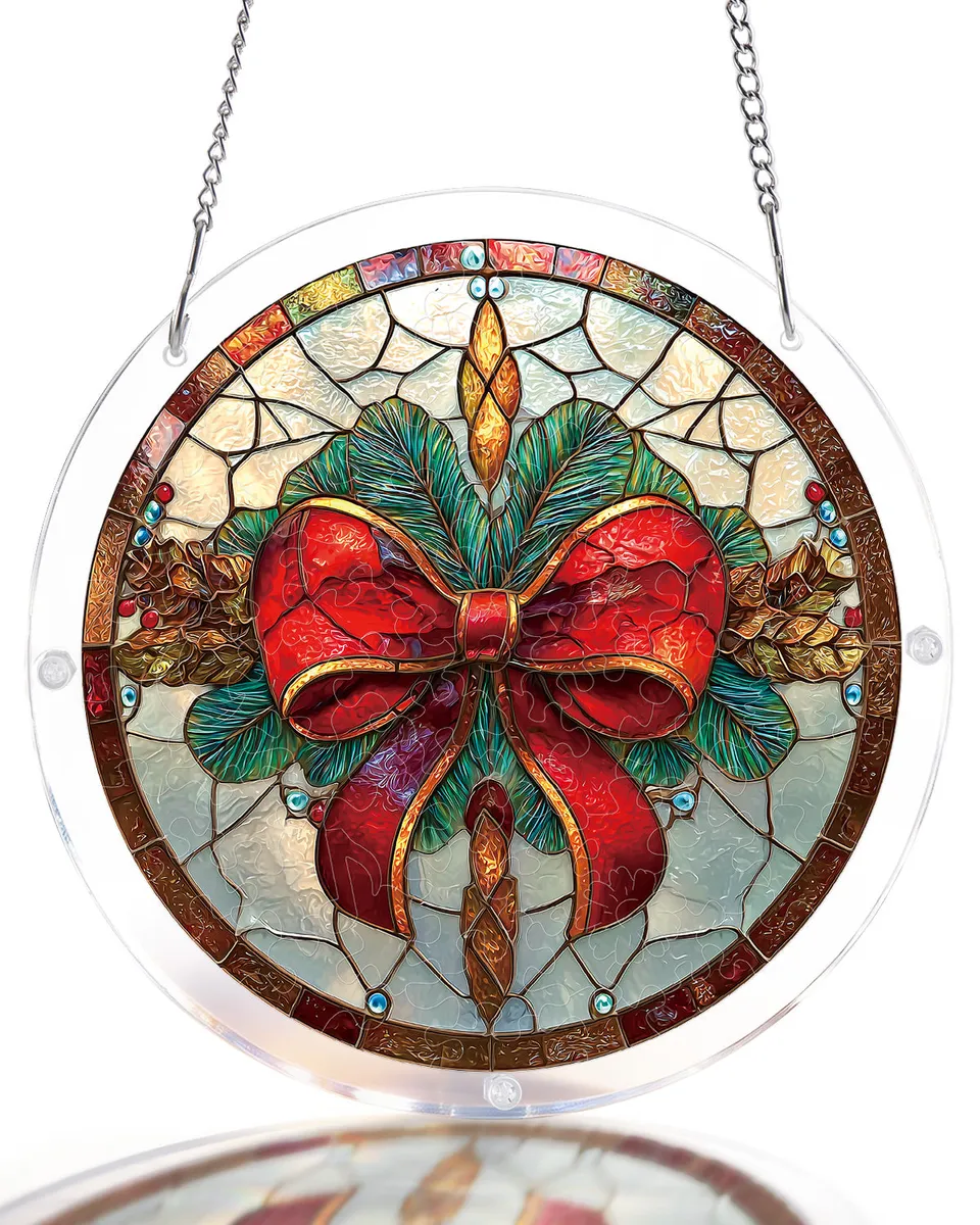 kaayee-christmas-bow-suncatcher-fensterbild-small-18-8-cm image 1