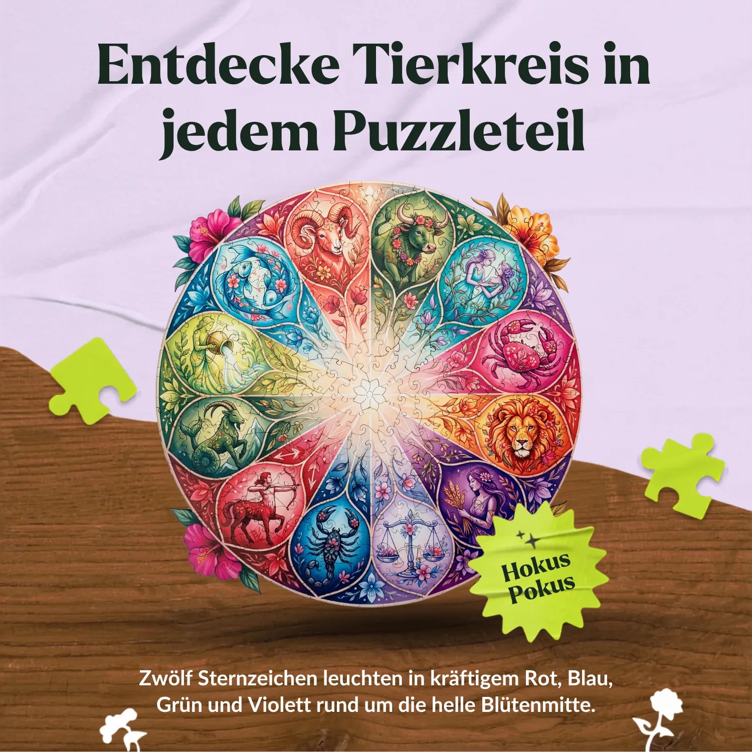 magicholz-holzpuzzle-sternzeichen-mandala-puzzle-350-teile image 4