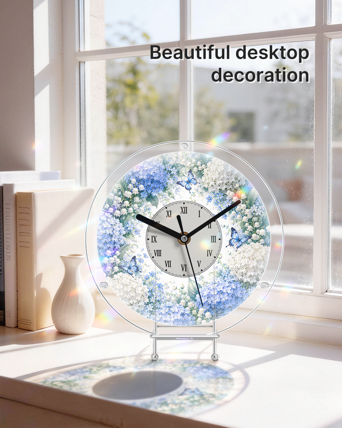 kaayee-clock-kit-hydrangea-garden-puzzle-uhr-regular-acryl image 5