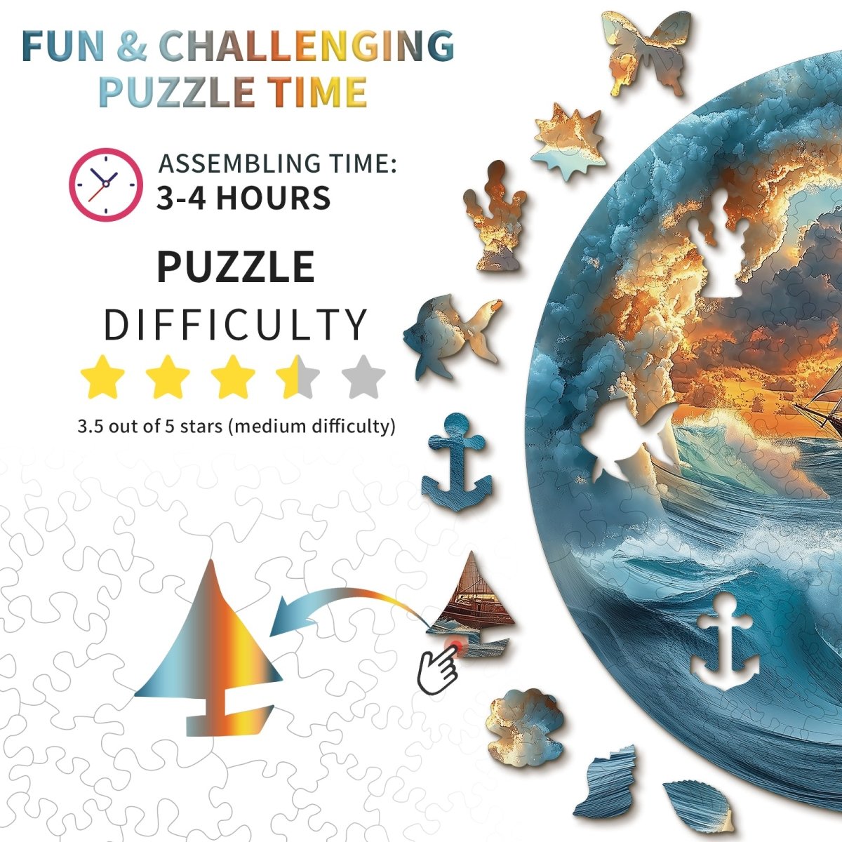 kaayee-wooden-puzzle-segelboot-holzpuzzle-medium-rund image 4