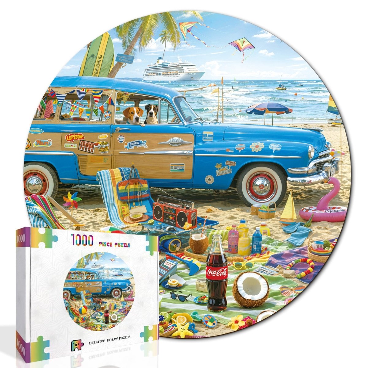 kaayee-tropical-seaside-holiday-1000-teile-puzzle-eco-white-board image 2