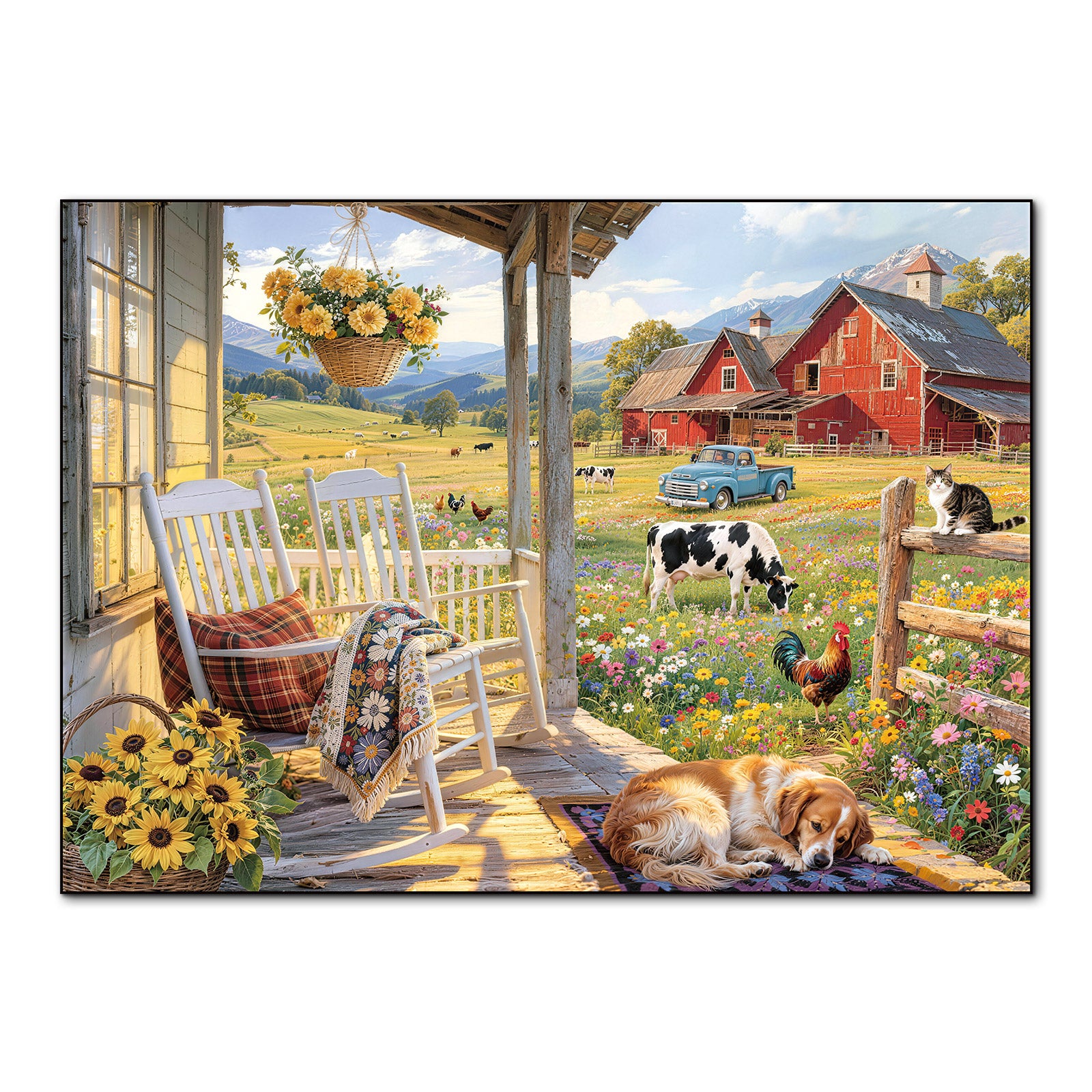 kaayee-1000-teile-puzzle-blooming-country-melody-blumenwiese image 1
