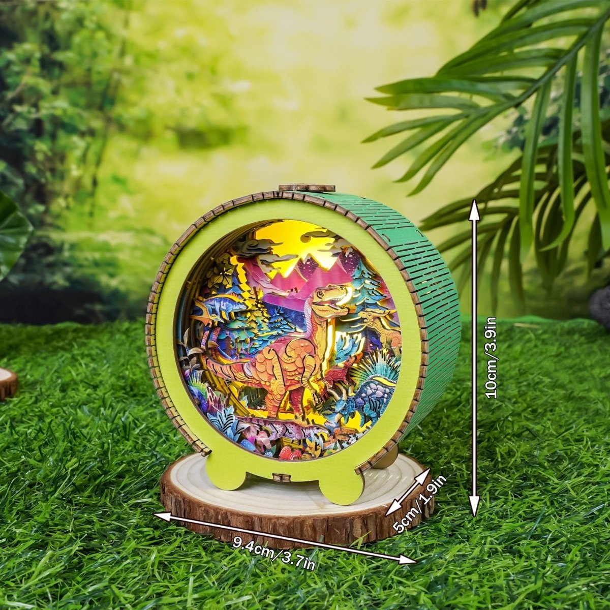 kaayee-night-light-dinosaur-park-3d-holzpuzzle-nachtlicht-lampe image 3