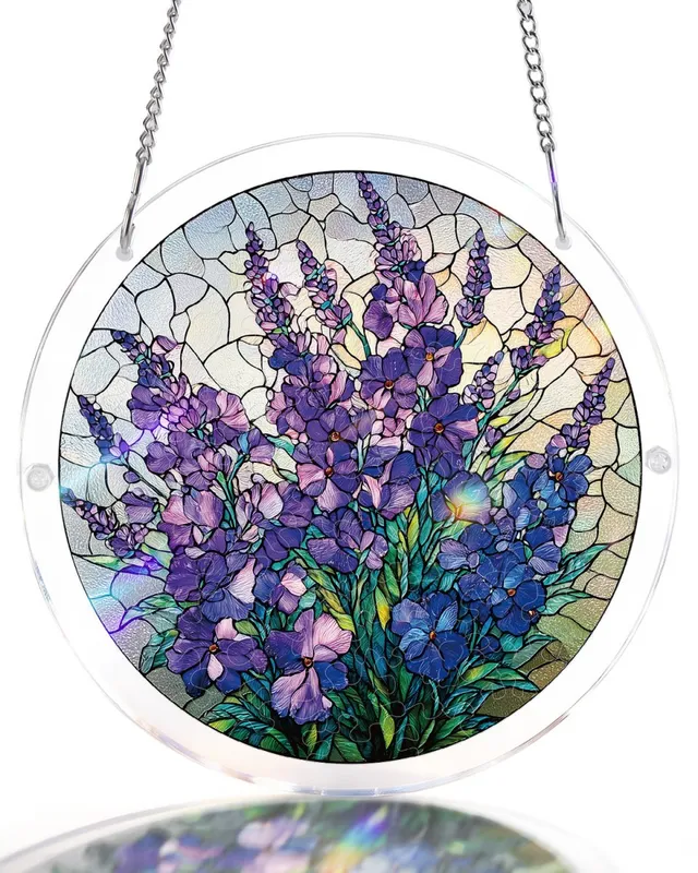 kaayee-suncatcher-puzzle-violet-garden-grace-acryl-medium image 1
