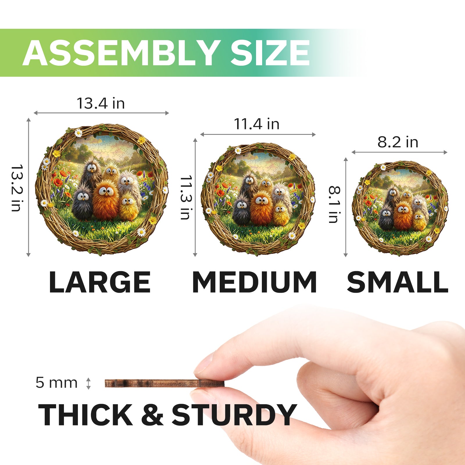 jigfoxy-six-little-chicks-holzpuzzle-m-210-k-ken image 3