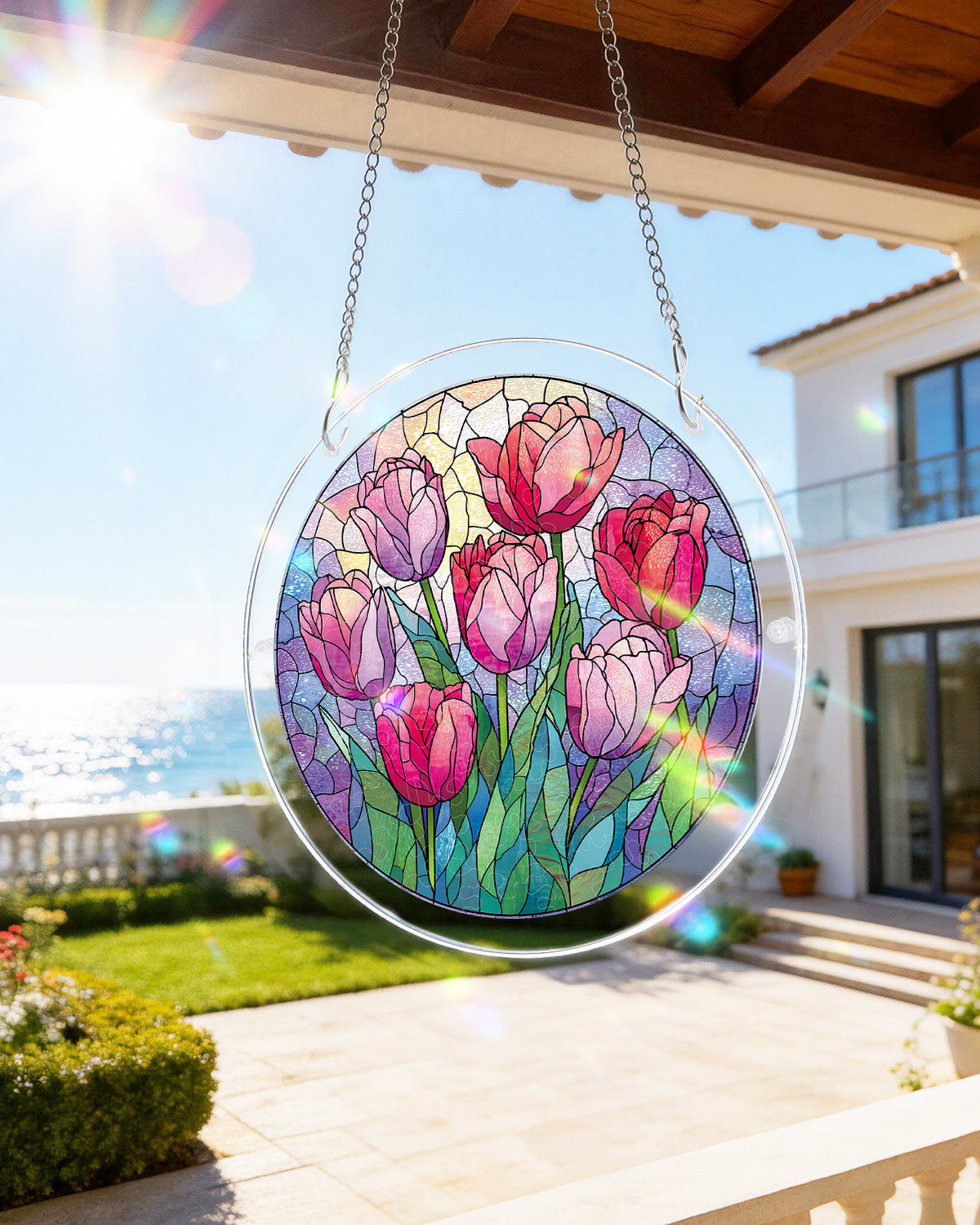 kaayee-suncatcher-puzzle-morning-glow-tulips-acryl-medium image 8
