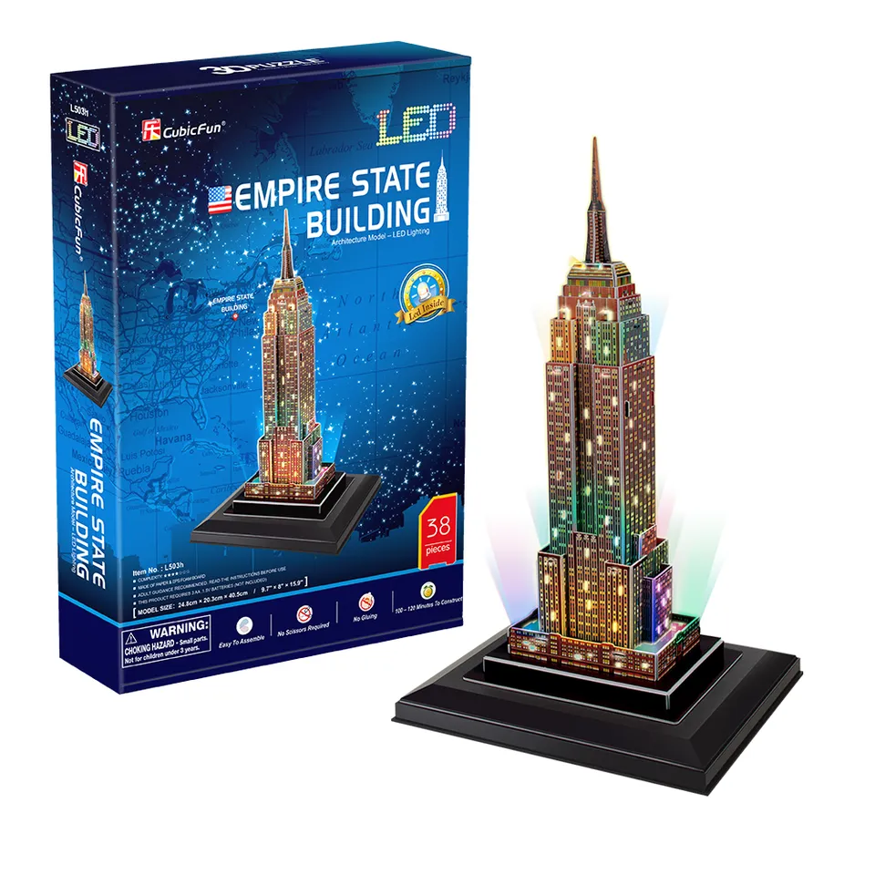 cubic-fun-led-l503h-empire-state-building-3d-puzzle-mit-licht image 1