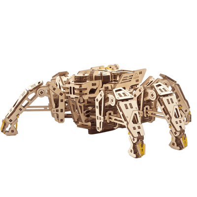magicholz-mechanischer-bausatz-hexapod-explorer-holzmodell image 2