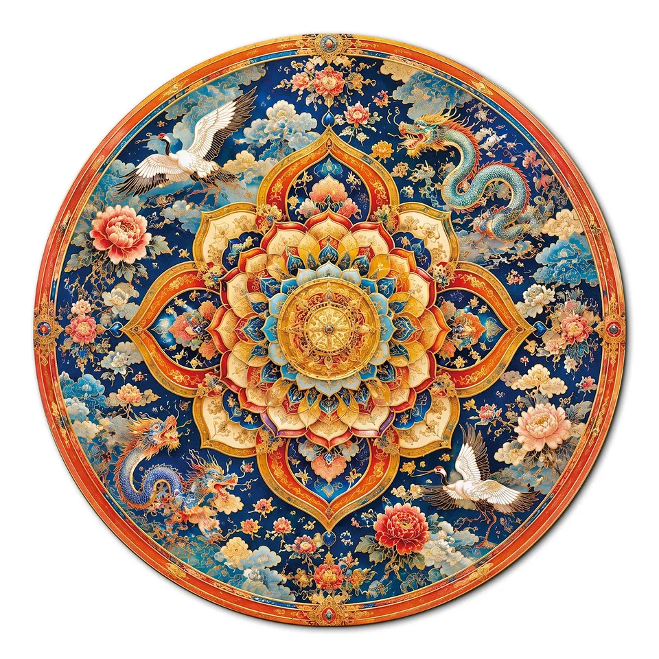 kaayee-cardboard-puzzle-celestial-lotus-1000-teile-standard image 1