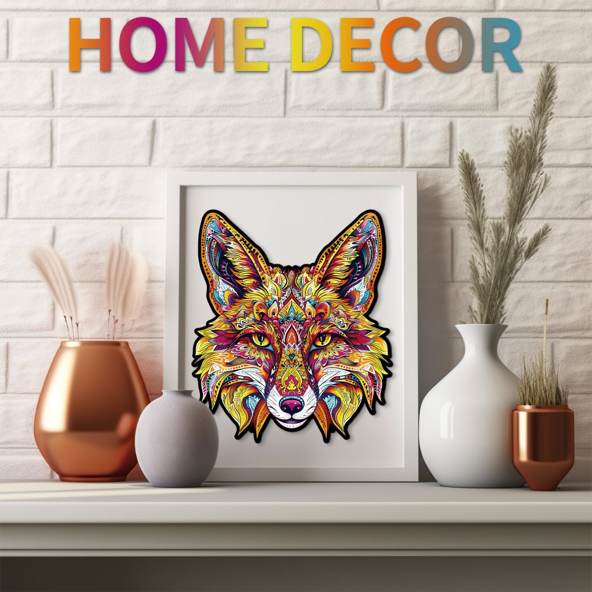kaayee-wooden-puzzle-fiery-fox-holzpuzzle-m-fuchs-mandala image 7
