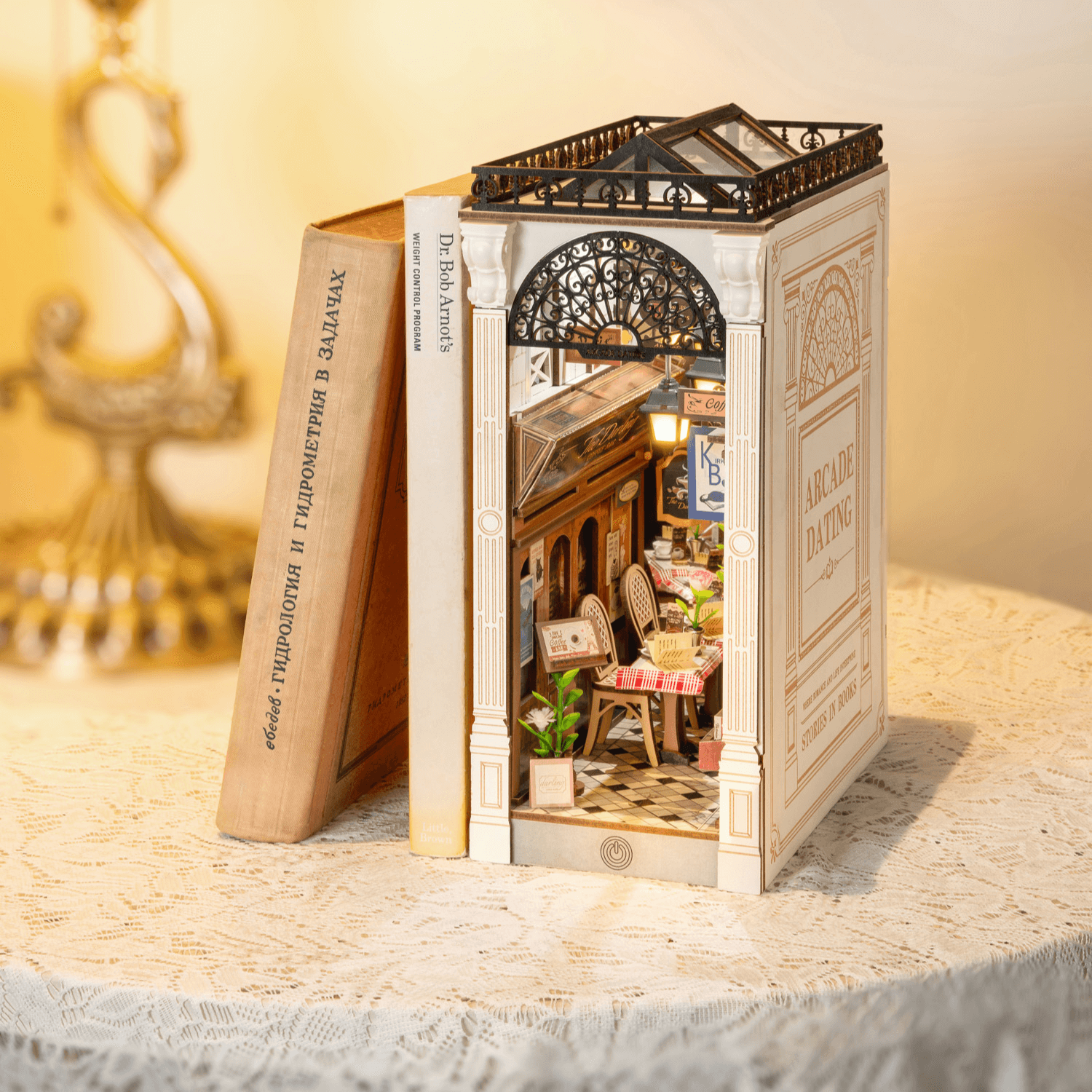magicholz-arcade-dating-book-nook-bausatz-mit-licht image 1