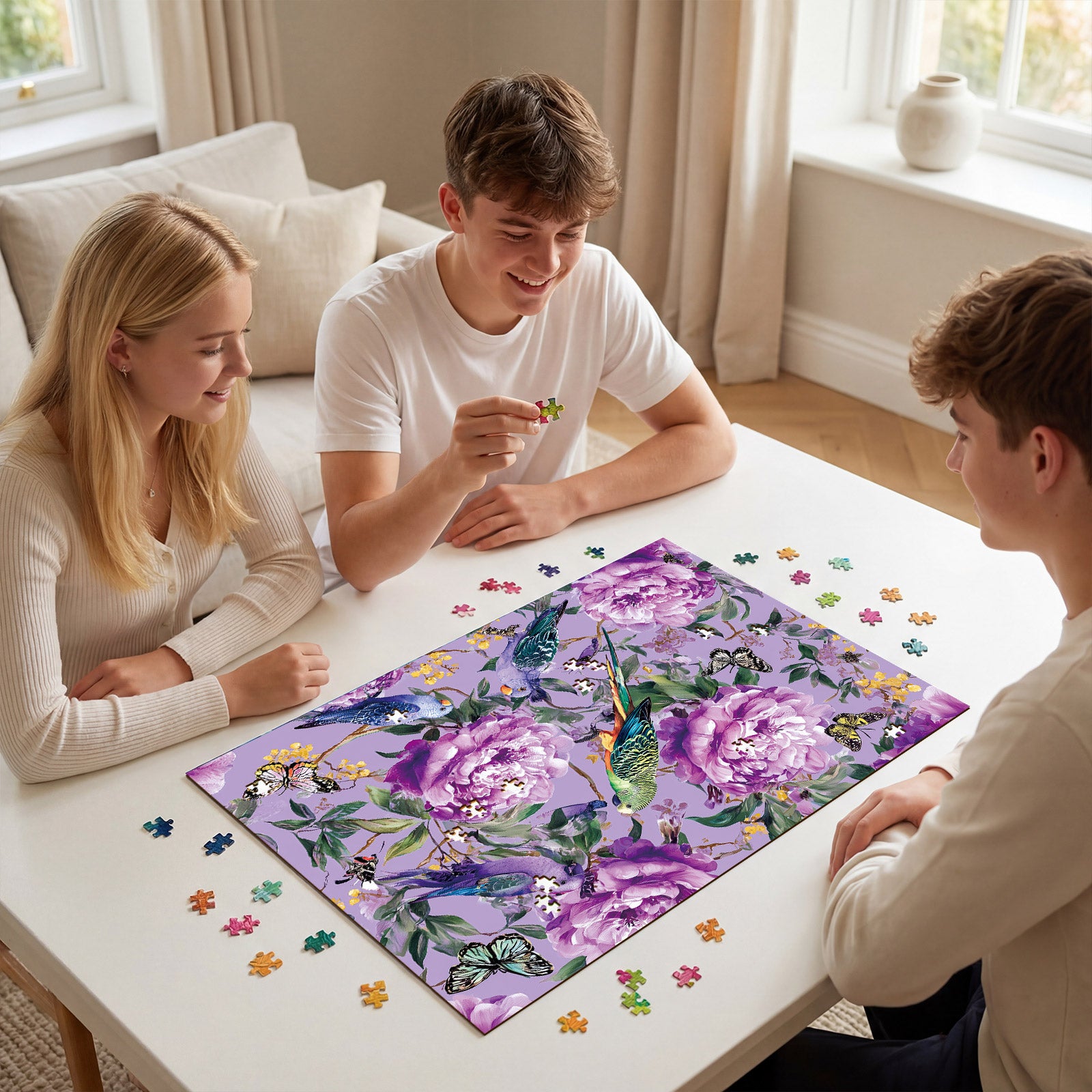 kaayee-lavender-birdsong-1000-teile-puzzle-standard-edition image 4