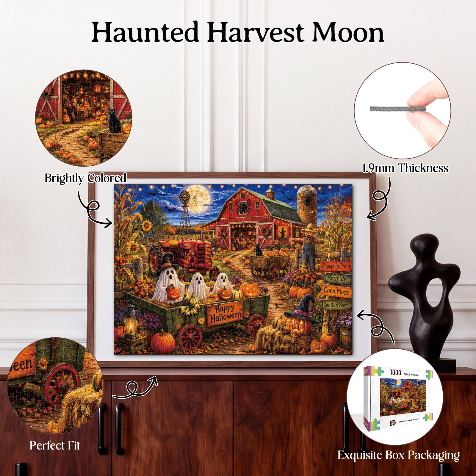 kaayee-haunted-harvest-moon-1000-teile-kartonpuzzle-eco-white-board image 3