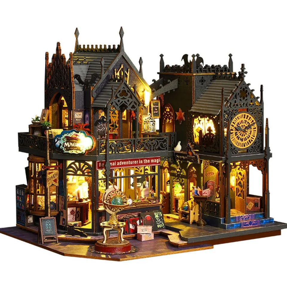 kaayee-miniature-house-holo-magic-city-bastelhaus-led image 1