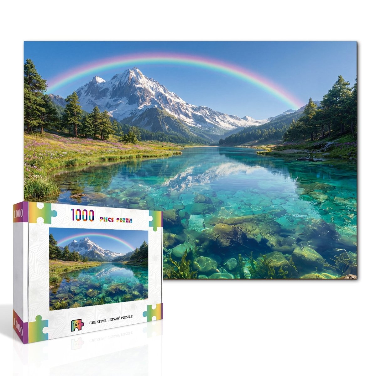 kaayee-rainbow-peak-puzzle-1000-teile-eco-white-board image 2