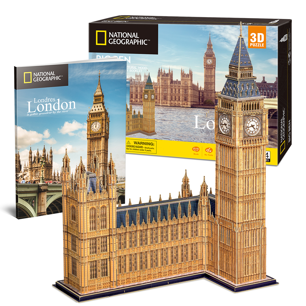 cubicfun-city-traveller-ds0992h-big-ben-3d-puzzle-london image 1