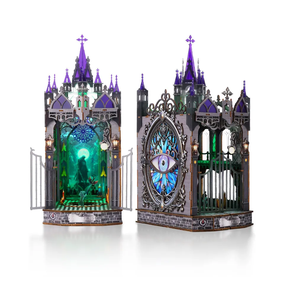 kaayee-book-nook-kit-gothic-castle-miniaturhaus-type-c image 1