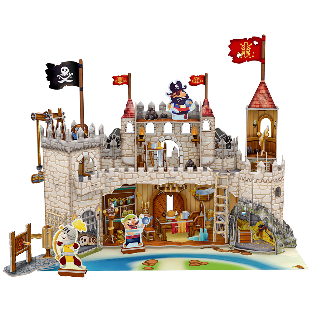 cubicfun-pirates-world-p833h-pirate-castle-3d-puzzle-burg image 3