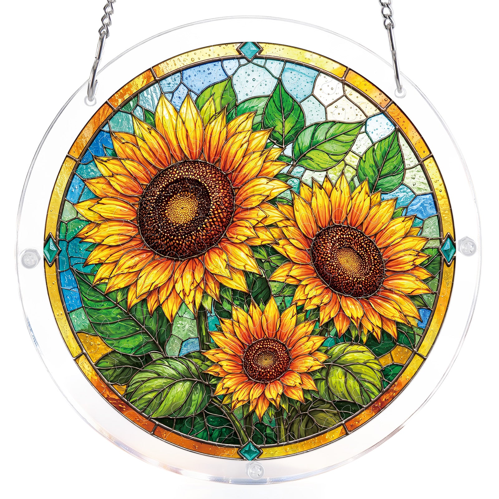 kaayee-suncatcher-puzzle-sunflower-radiance-fensterbild-blume image 7