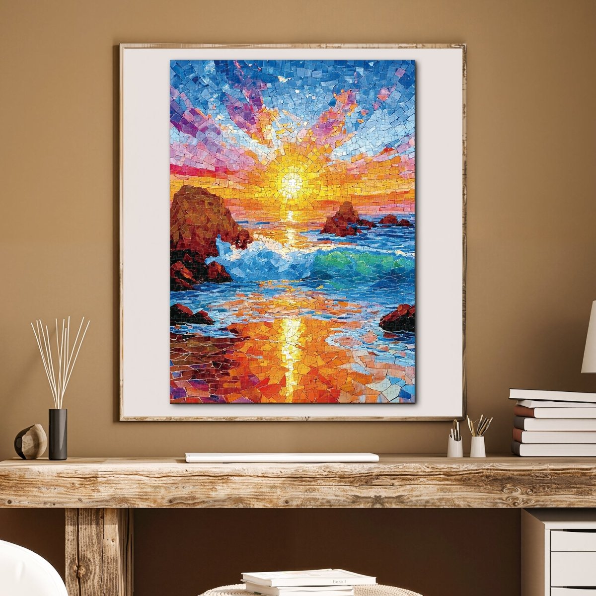 kaayee-cardboard-puzzle-sea-glass-beach-papppuzzle-1000-strand image 5
