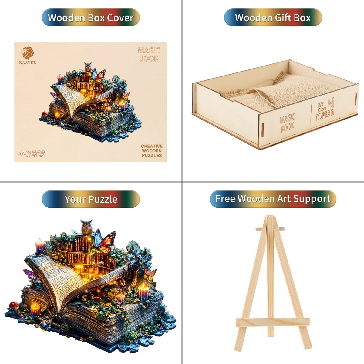 kaayee-wooden-puzzle-magic-book-holzpuzzle-medium-eule image 3