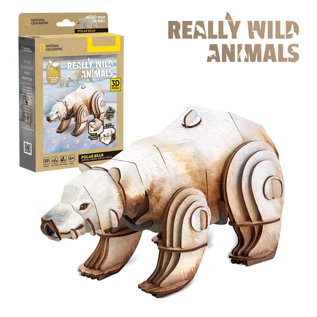 cubic-fun-really-wild-animals-ds1183h-eisb-r-3d-puzzle-tierfigur image 1